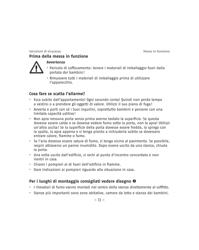 ABUS RM15 VdS Smoke Sensor User Manual | Page 72 / 80