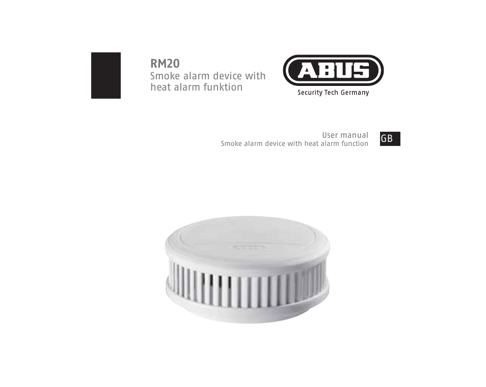 Rm20 | ABUS RM20 Li Smoke Sensor User Manual | Page 13 / 64