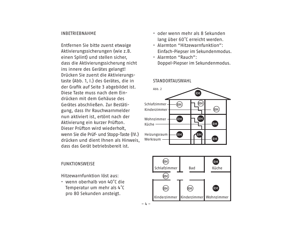 ABUS RM20 Li Smoke Sensor User Manual | Page 4 / 64