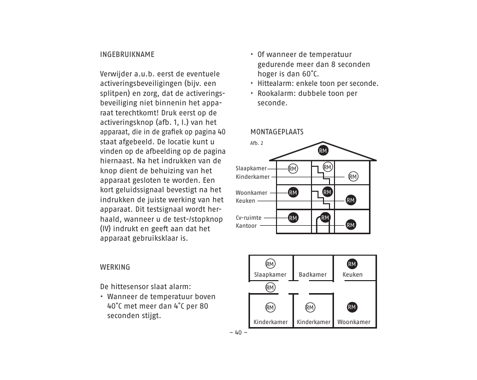 ABUS RM20 Li Smoke Sensor User Manual | Page 40 / 64