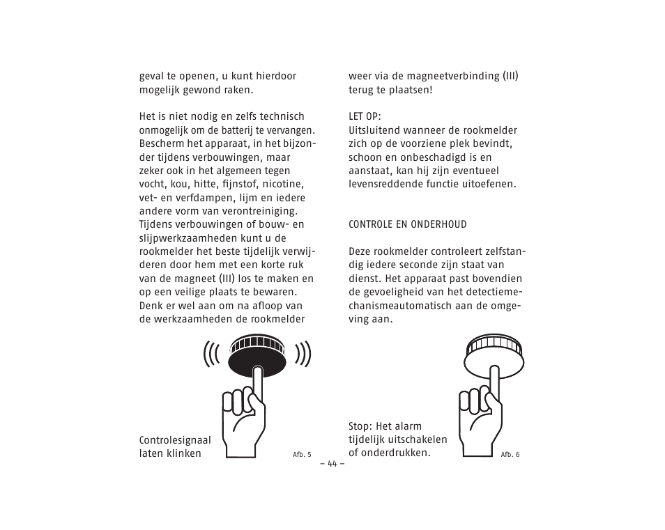 ABUS RM20 Li Smoke Sensor User Manual | Page 44 / 64