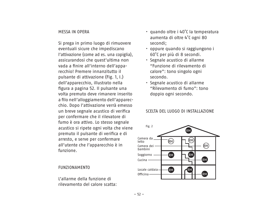 ABUS RM20 Li Smoke Sensor User Manual | Page 52 / 64