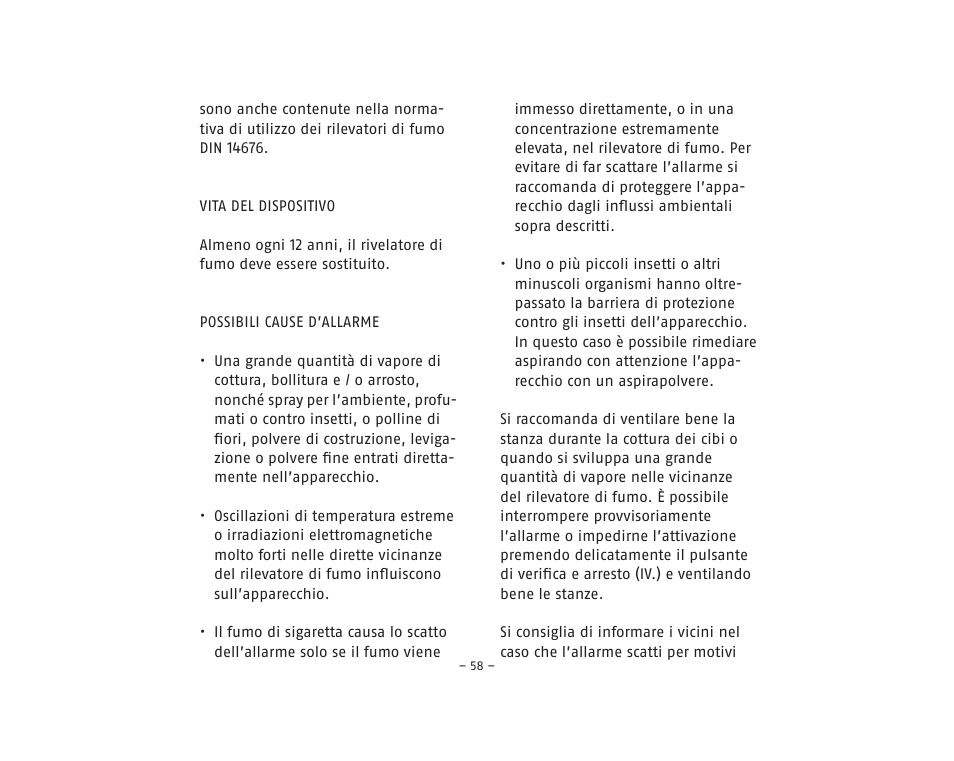 ABUS RM20 Li Smoke Sensor User Manual | Page 58 / 64
