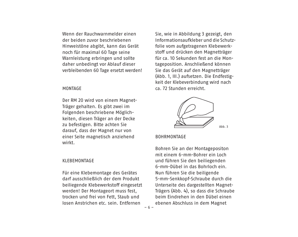 ABUS RM20 Li Smoke Sensor User Manual | Page 6 / 64