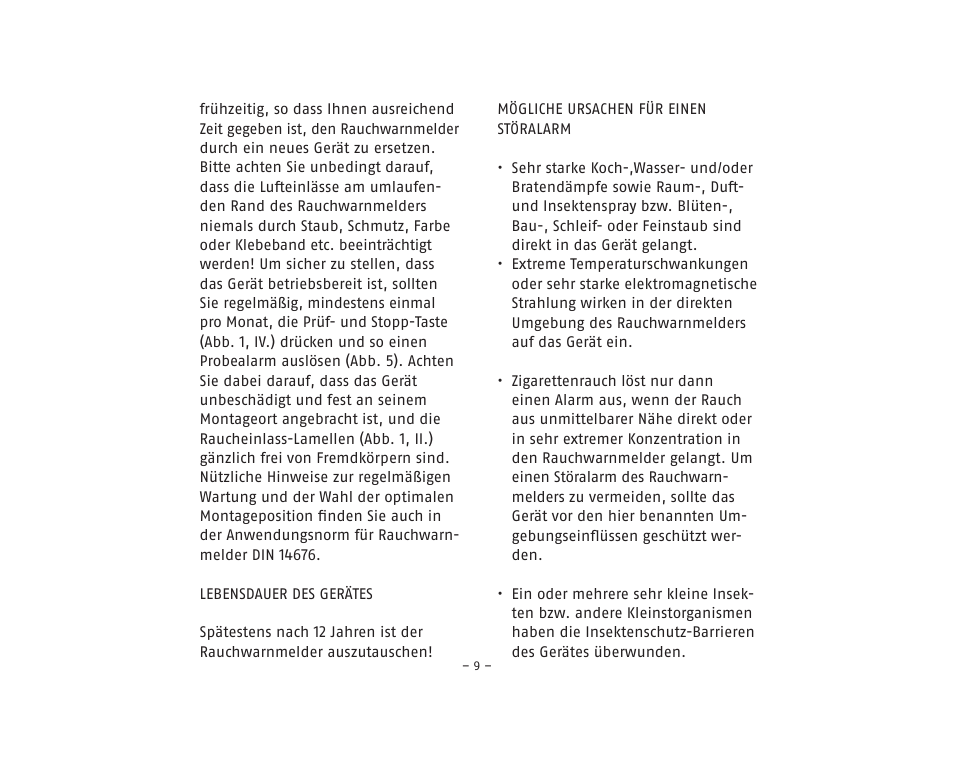 ABUS RM20 Li Smoke Sensor User Manual | Page 9 / 64