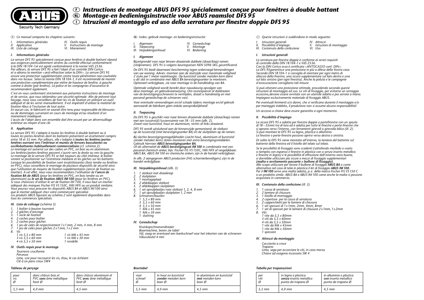 ABUS DFS 95 W AL0089 User Manual | Page 2 / 4