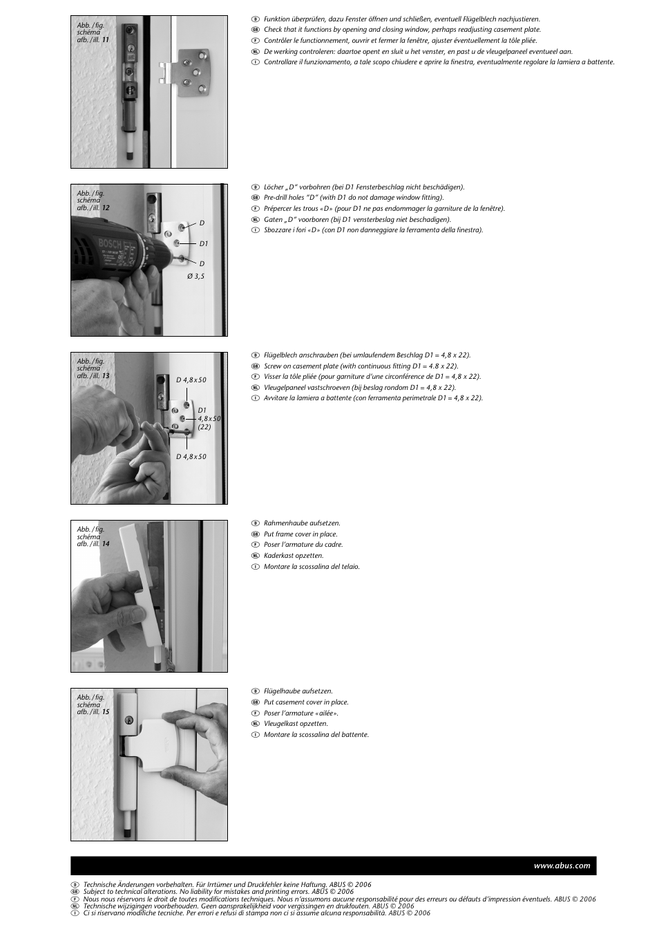 ABUS FTS 206 W AL0089 User Manual | Page 6 / 7