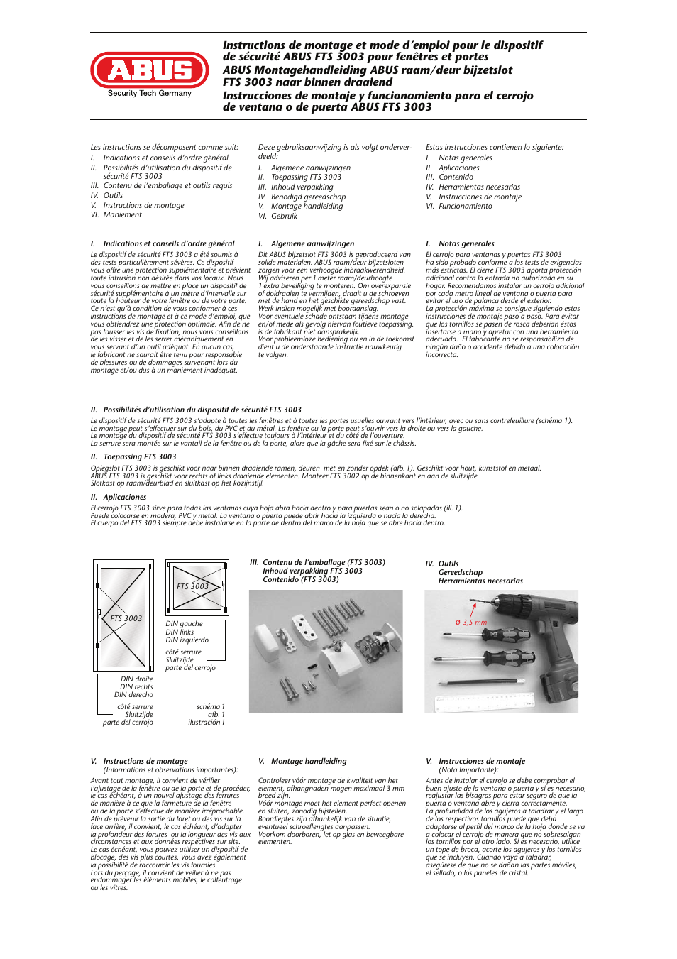 ABUS FTS 3003 User Manual | Page 3 / 4