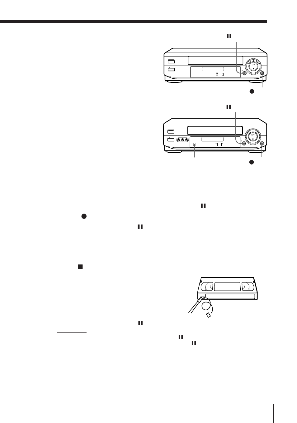 Operation (when recording on this vcr) | Sony SLV-PH88EE User Manual | Page 19 / 28