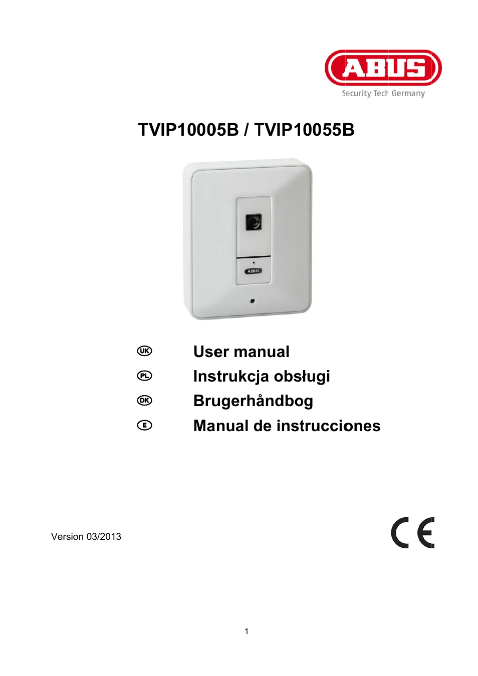 ABUS TVIP10055B User Manual | 125 pages