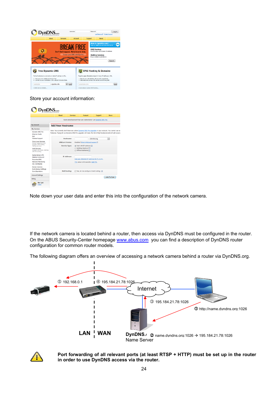 ABUS TVIP10055B User Manual | Page 24 / 125