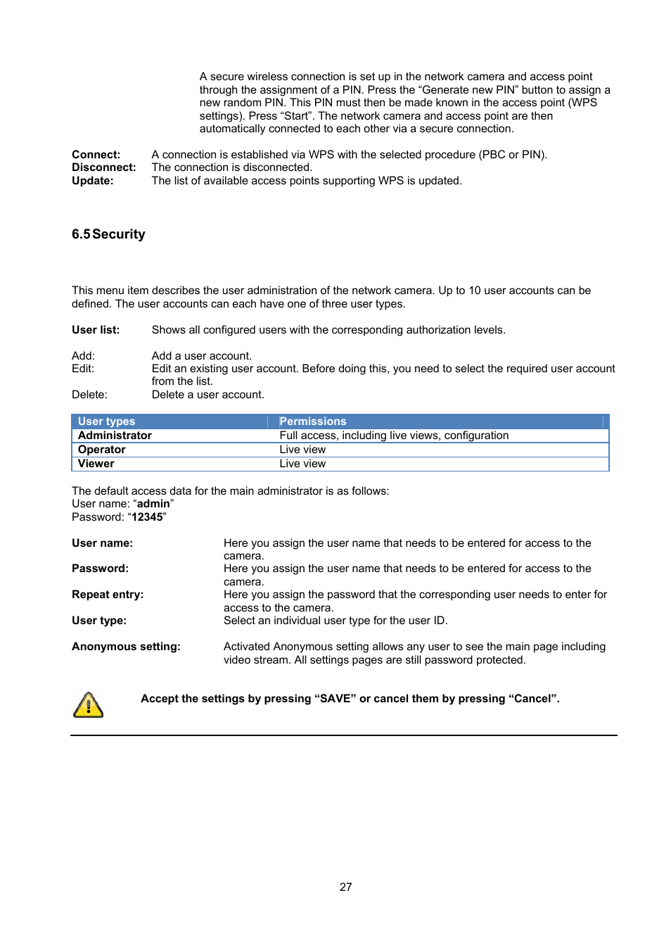 ABUS TVIP10055B User Manual | Page 27 / 125