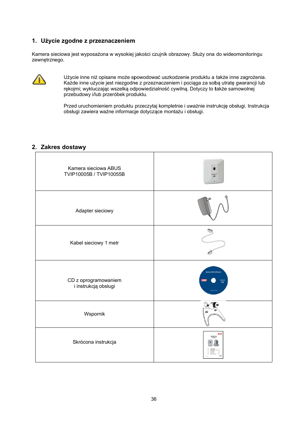 ABUS TVIP10055B User Manual | Page 36 / 125