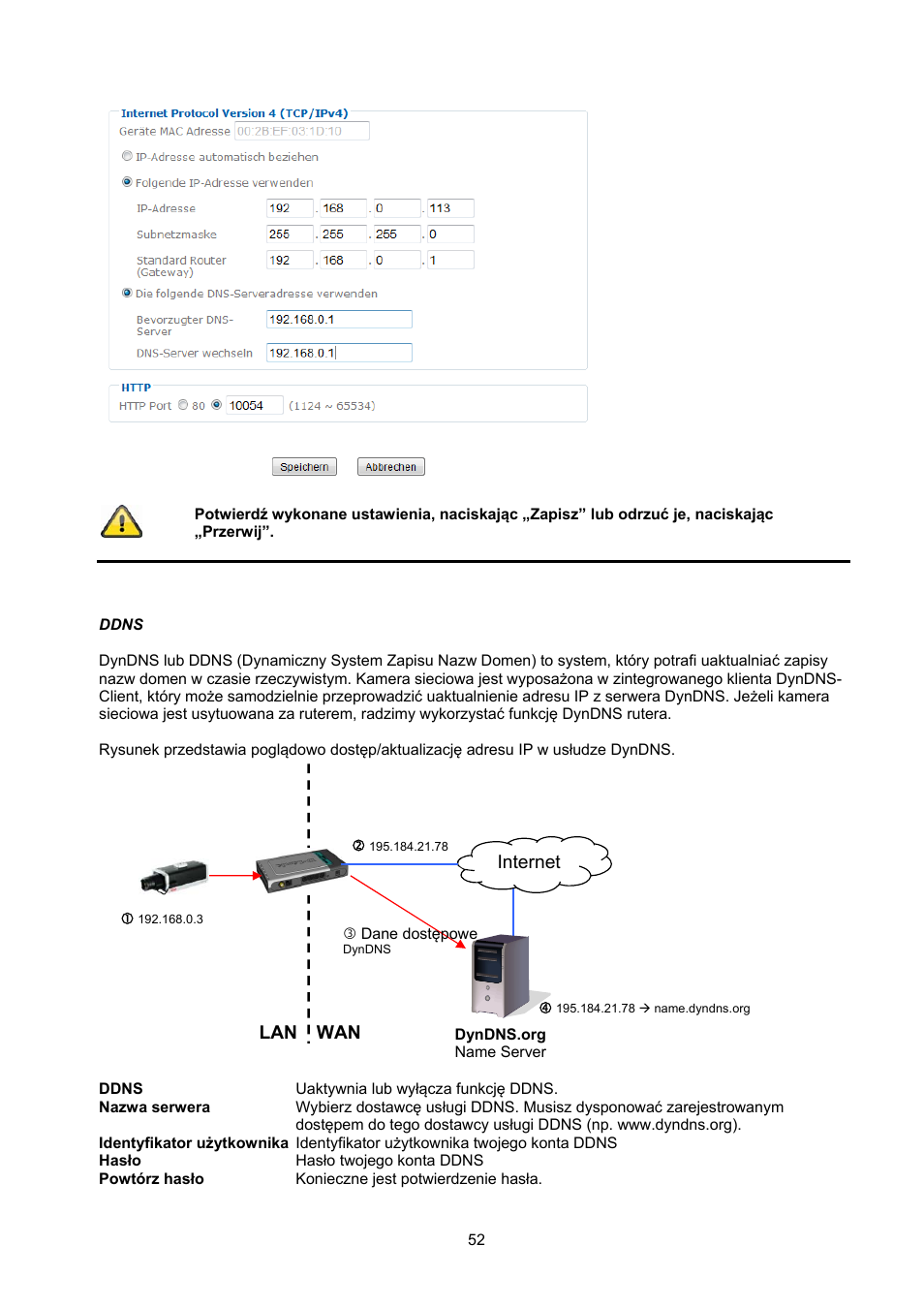 ABUS TVIP10055B User Manual | Page 52 / 125