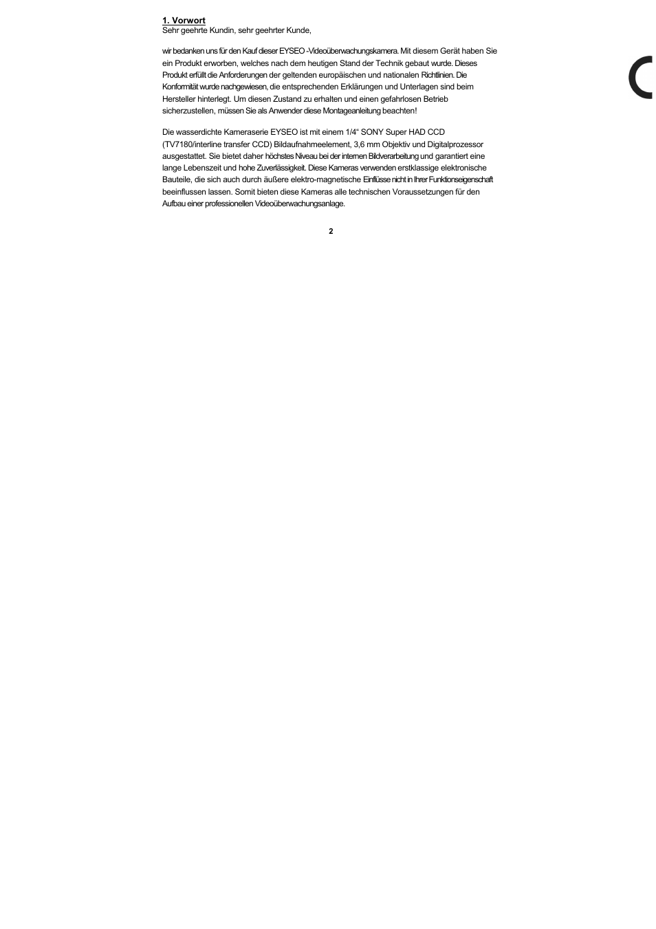 ABUS TV7180 User Manual | Page 2 / 44
