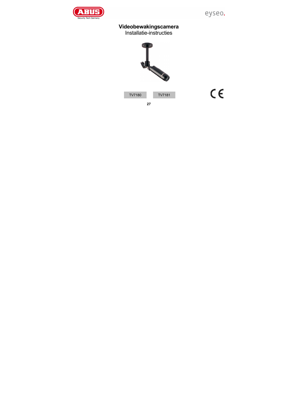 ABUS TV7180 User Manual | Page 27 / 44