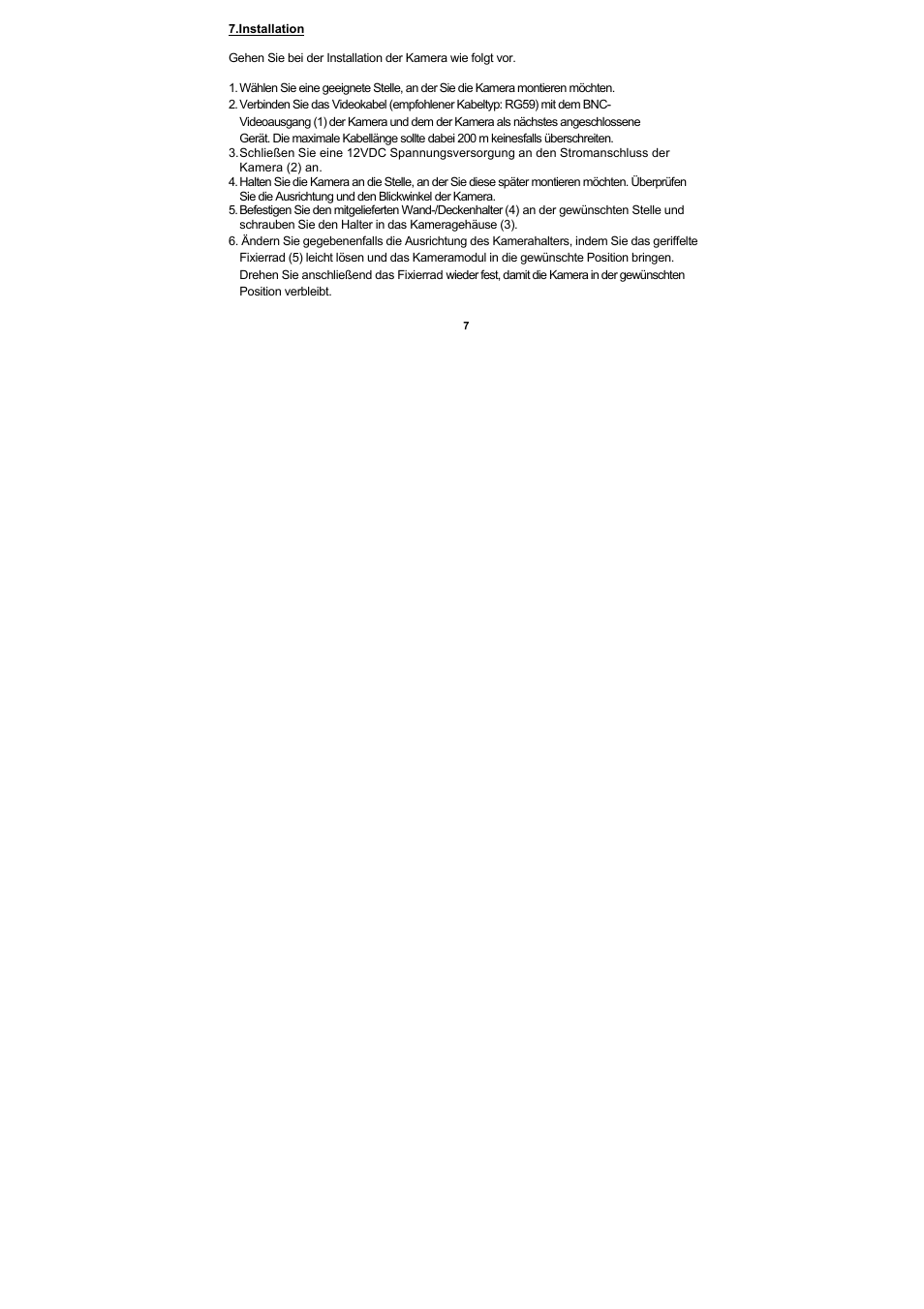 ABUS TV7180 User Manual | Page 7 / 44