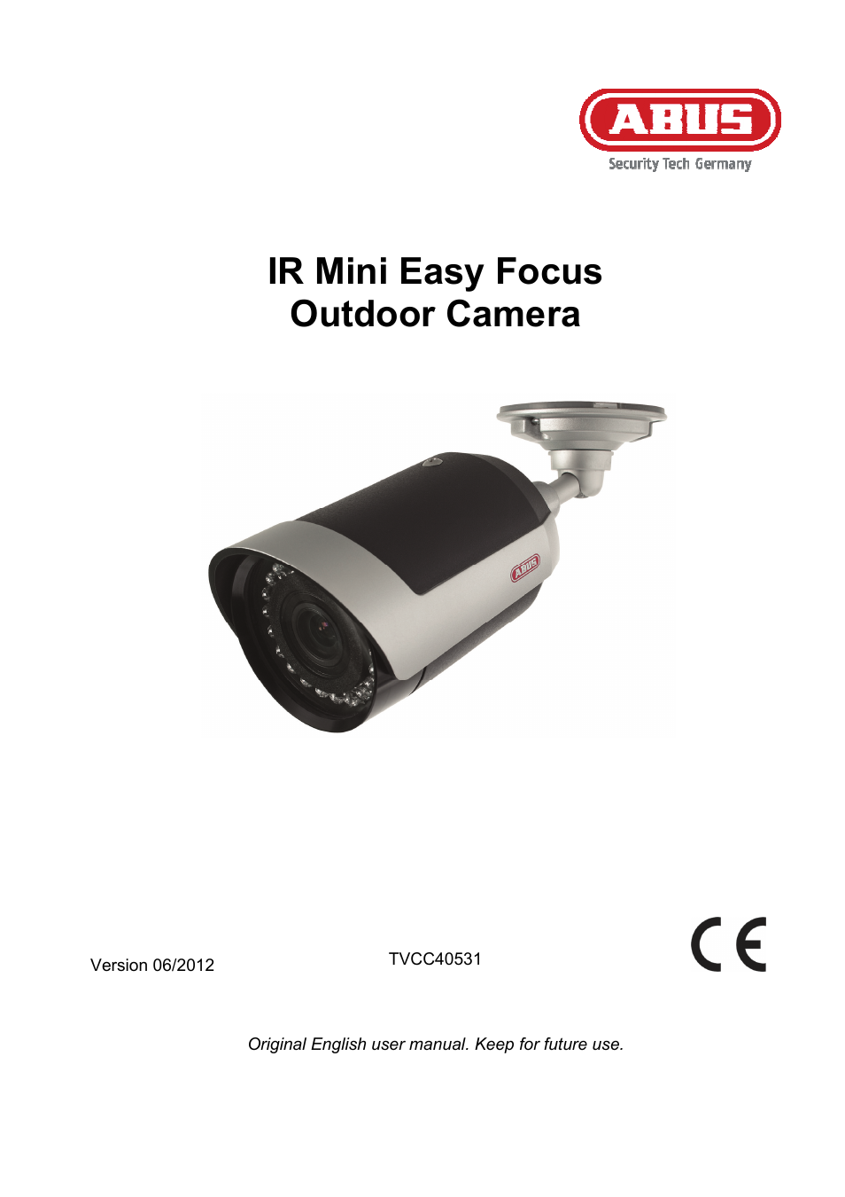 Ir mini easy focus outdoor camera | ABUS TVCC40531 User Manual | Page 15 / 75