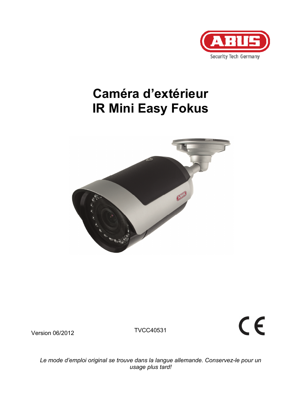 Caméra d’extérieur ir mini easy fokus | ABUS TVCC40531 User Manual | Page 27 / 75
