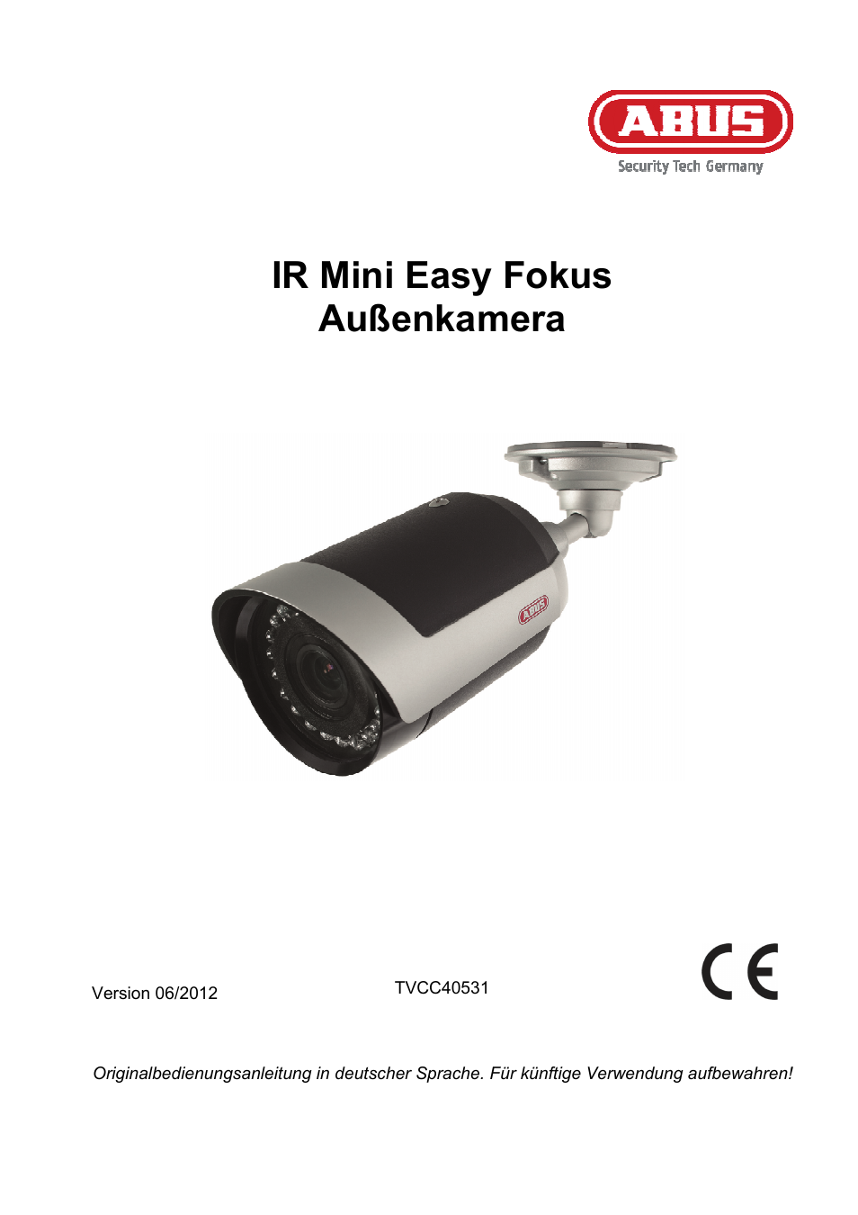 Ir mini easy fokus außenkamera | ABUS TVCC40531 User Manual | Page 3 / 75