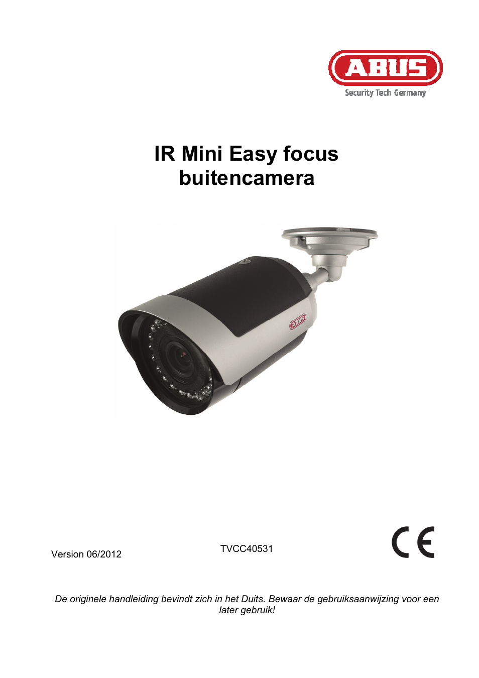 Ir mini easy focus buitencamera | ABUS TVCC40531 User Manual | Page 39 / 75