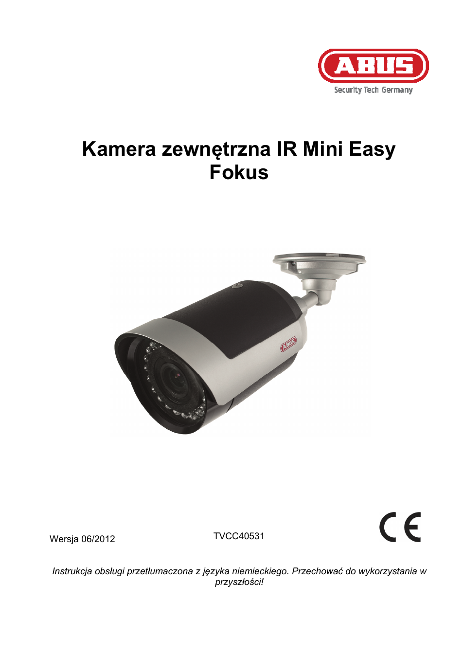 Kamera zewnętrzna ir mini easy fokus | ABUS TVCC40531 User Manual | Page 63 / 75