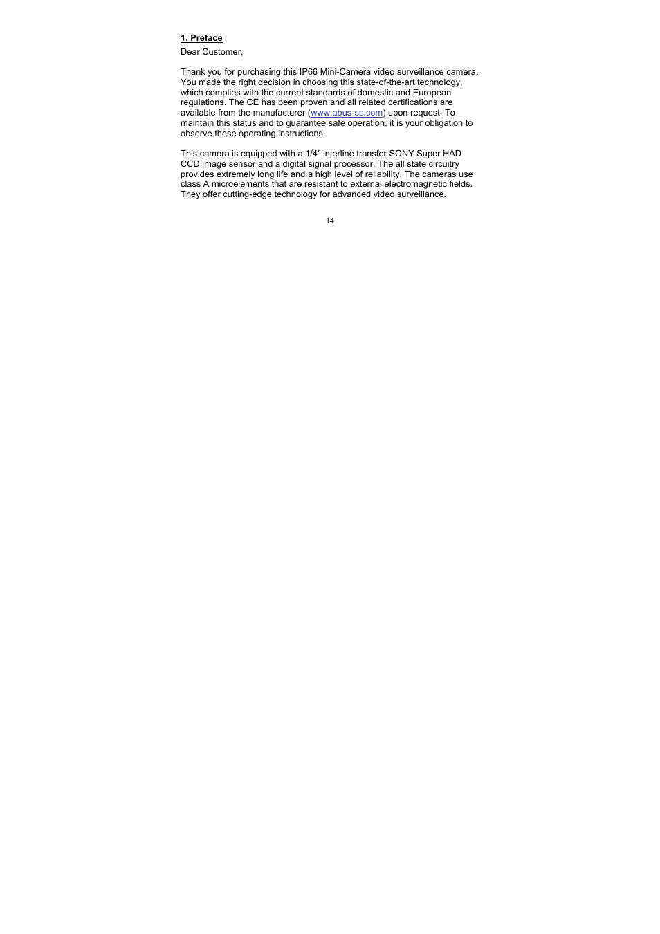 ABUS TV7512 User Manual | Page 14 / 54