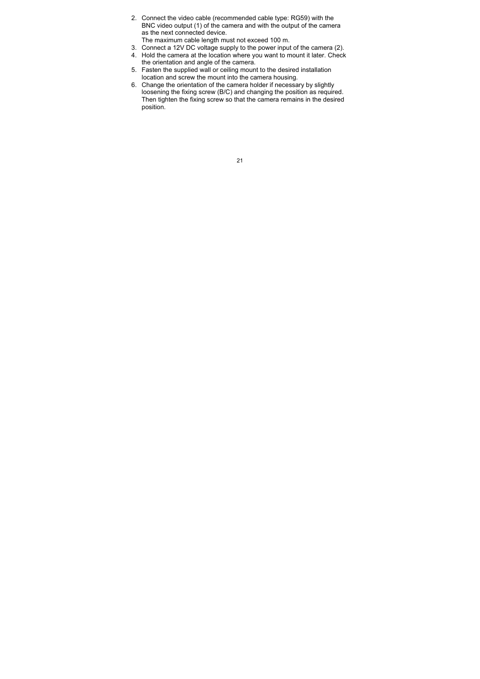 ABUS TV7512 User Manual | Page 21 / 54