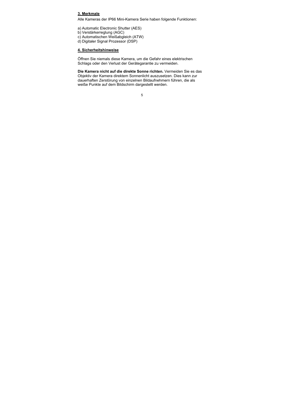 ABUS TV7512 User Manual | Page 5 / 54