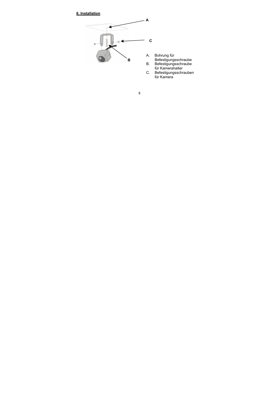 ABUS TV7512 User Manual | Page 8 / 54