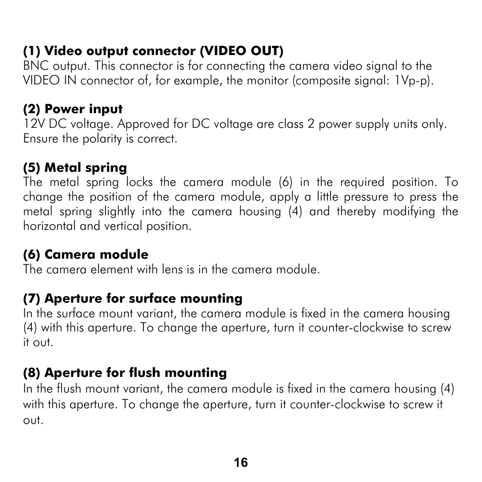 ABUS TV7019 User Manual | Page 16 / 56