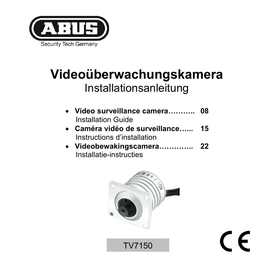 ABUS TV7150 User Manual | 28 pages