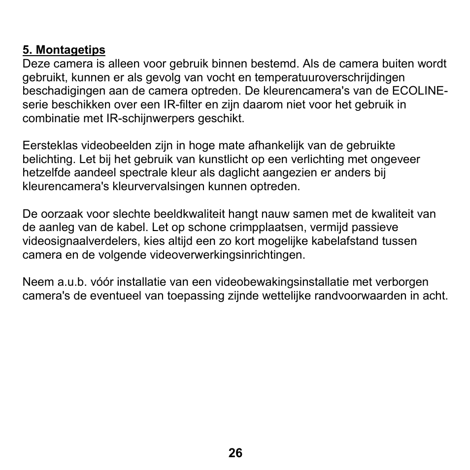 ABUS TV7150 User Manual | Page 26 / 28