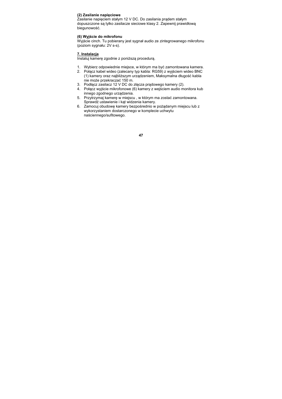 ABUS TVCC12010 User Manual | Page 47 / 48