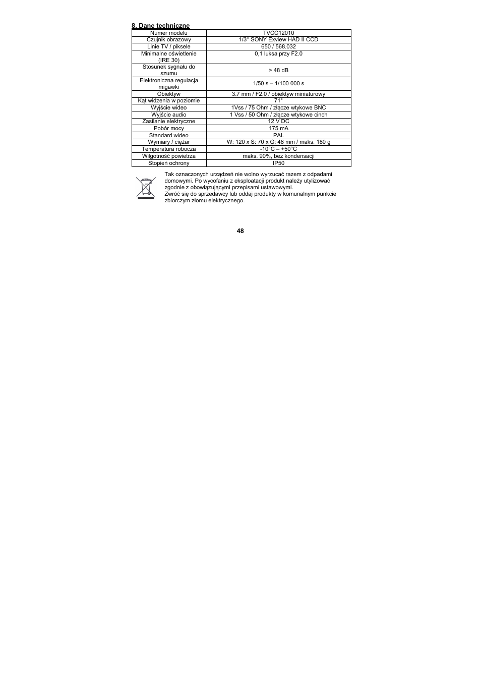 ABUS TVCC12010 User Manual | Page 48 / 48