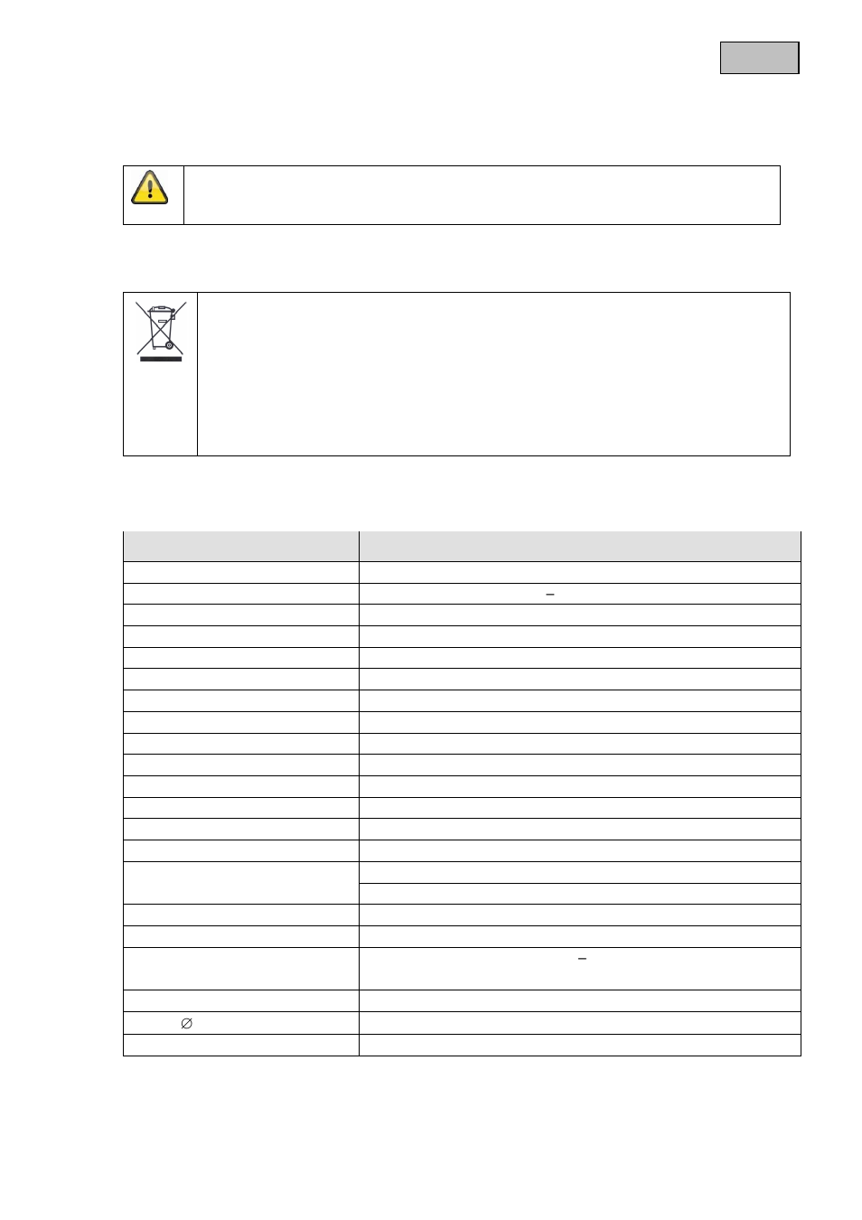 Dansk, Vækanskaffelse, Teknisk data | ABUS TVCC34010 User Manual | Page 52 / 104