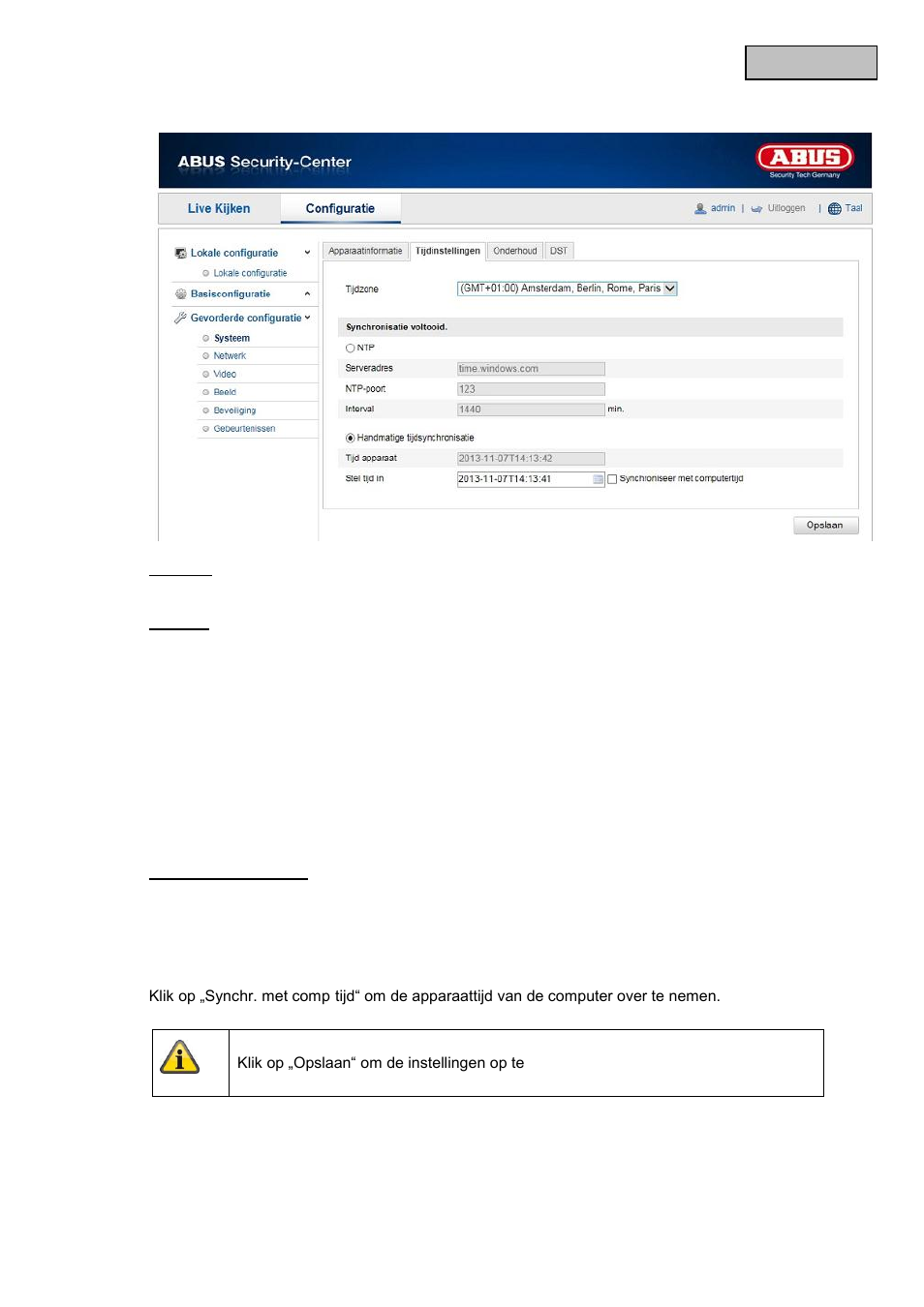 Nederlands | ABUS TVIP61500 Operating instructions User Manual | Page 164 / 487