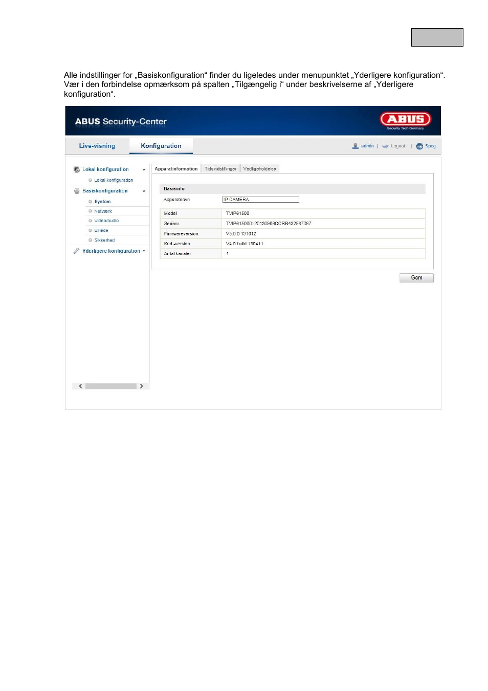 ABUS TVIP61500 Operating instructions User Manual | Page 209 / 487