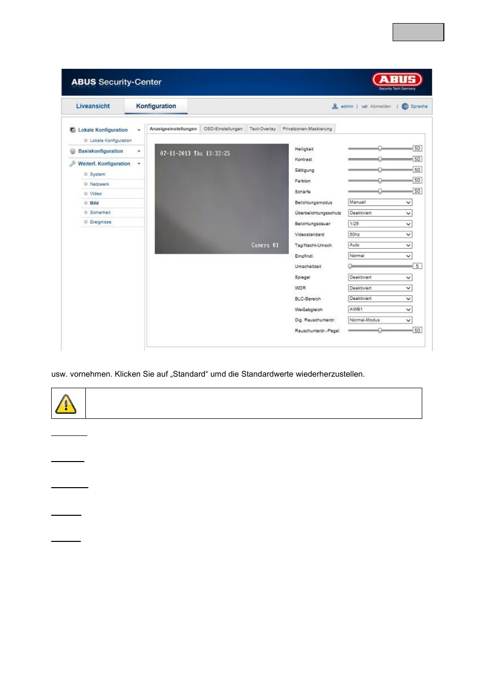 Deutsch | ABUS TVIP61500 Operating instructions User Manual | Page 35 / 487