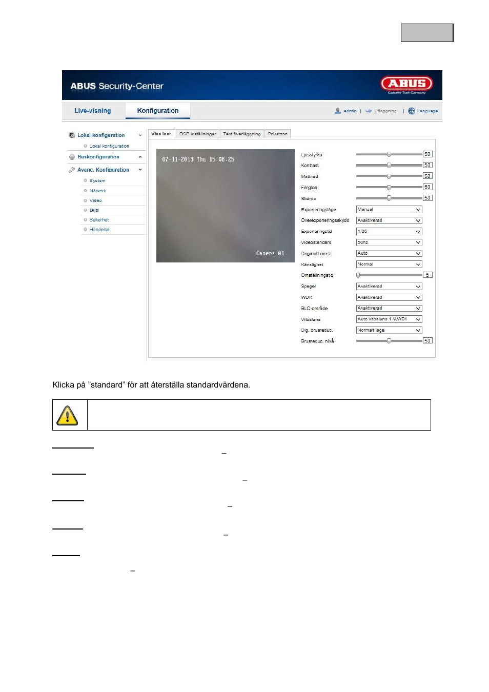 Svenska | ABUS TVIP61500 Operating instructions User Manual | Page 469 / 487