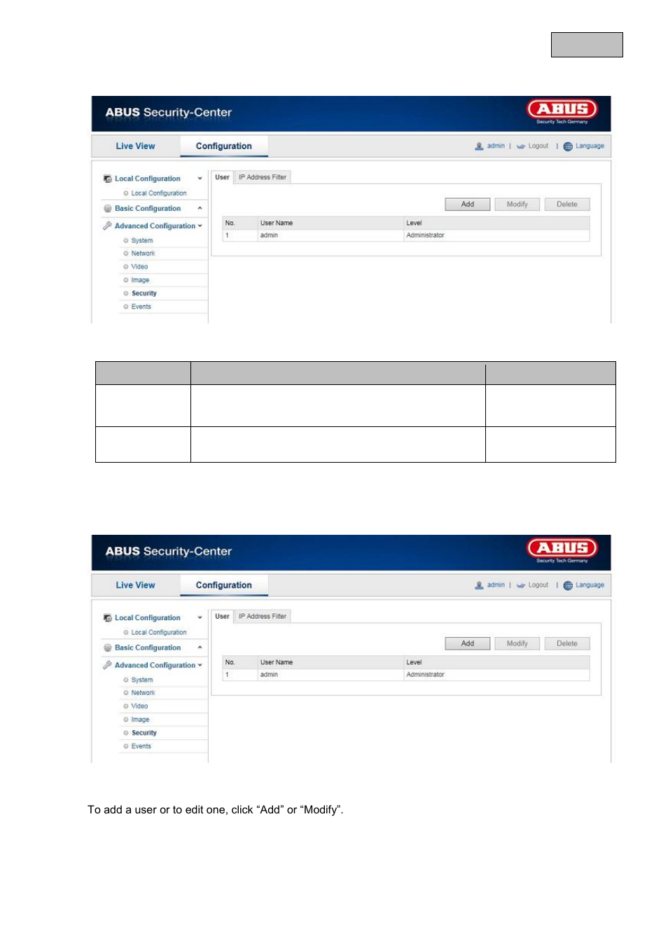ABUS TVIP61500 Operating instructions User Manual | Page 88 / 487