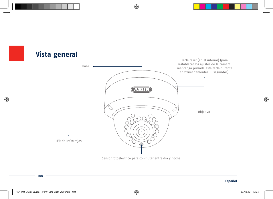 Vista general | ABUS TVIP41500 Quick operating instructions User Manual | Page 104 / 124
