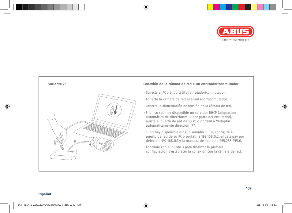 ABUS TVIP41500 Quick operating instructions User Manual | Page 107 / 124