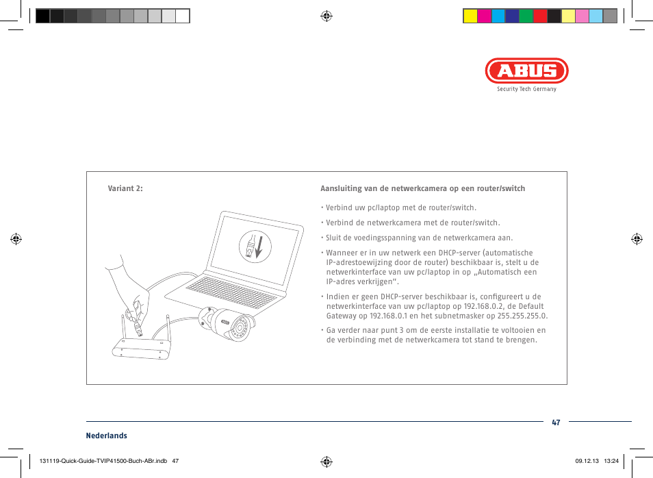 ABUS TVIP41500 Quick operating instructions User Manual | Page 47 / 124