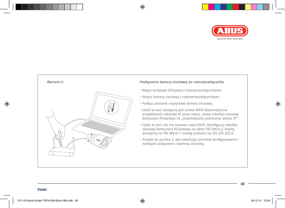 ABUS TVIP41500 Quick operating instructions User Manual | Page 83 / 124