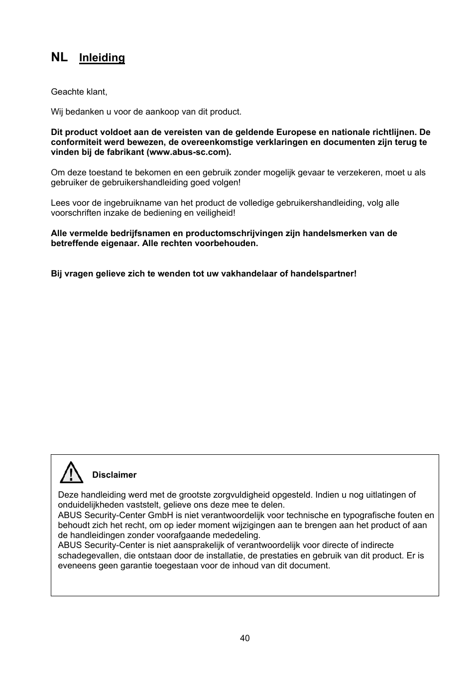 ABUS TVCC40000–TVCC40030 User Manual | Page 40 / 62