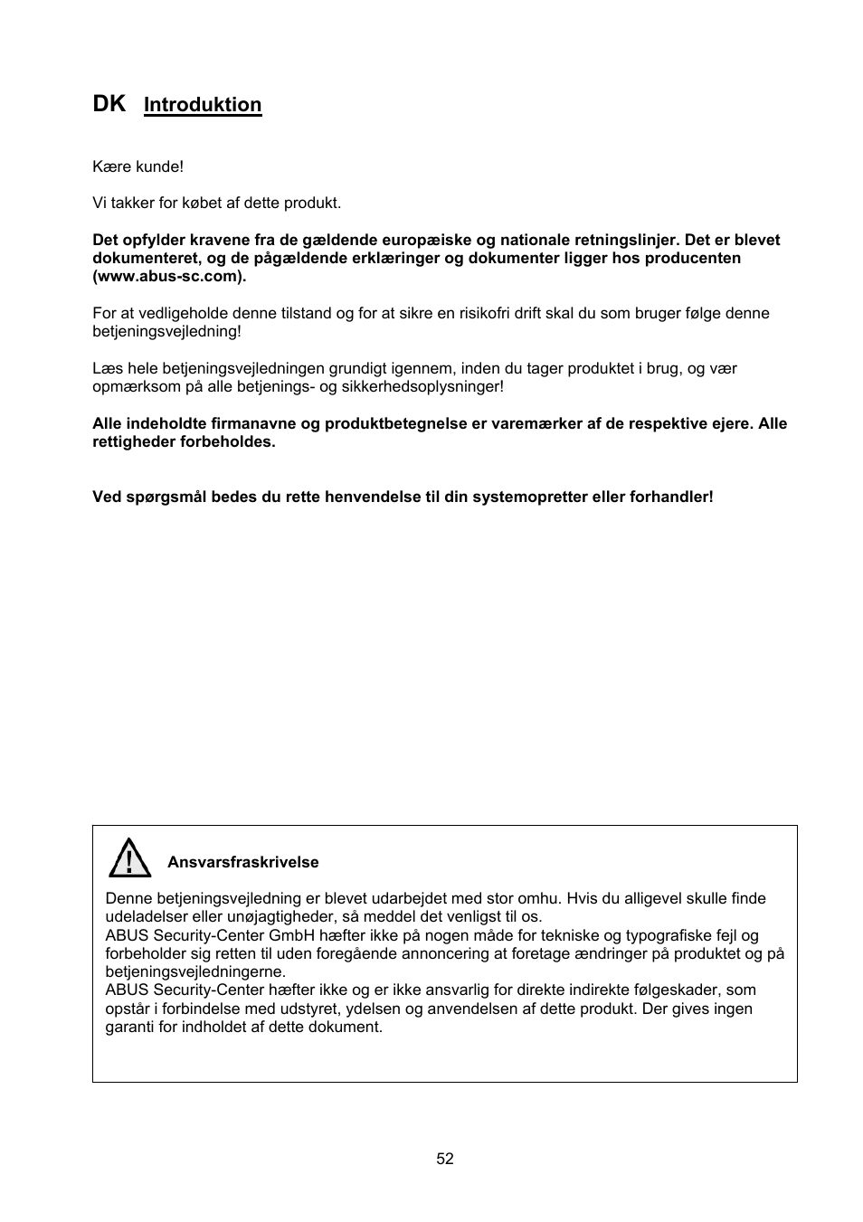 ABUS TVCC40000–TVCC40030 User Manual | Page 52 / 62