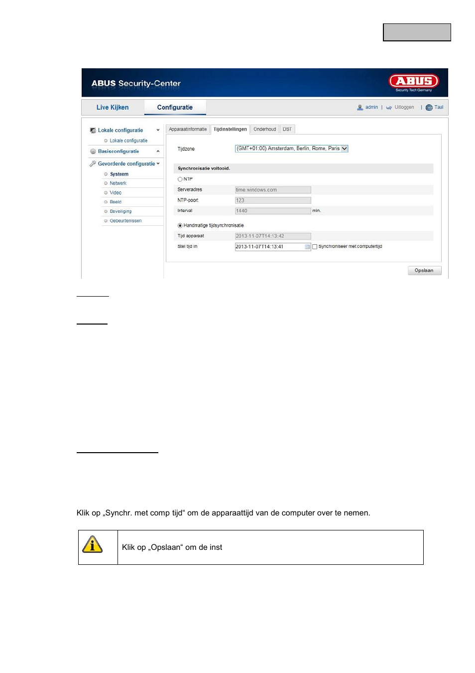 Nederlands | ABUS TVIP41500 Operating instructions User Manual | Page 168 / 498