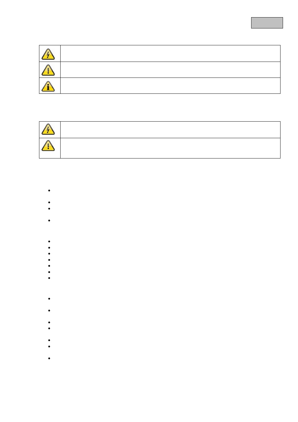 Dansk ikon forklaring, Vigtige sikkerhedsinformationer | ABUS TVIP41500 Operating instructions User Manual | Page 200 / 498