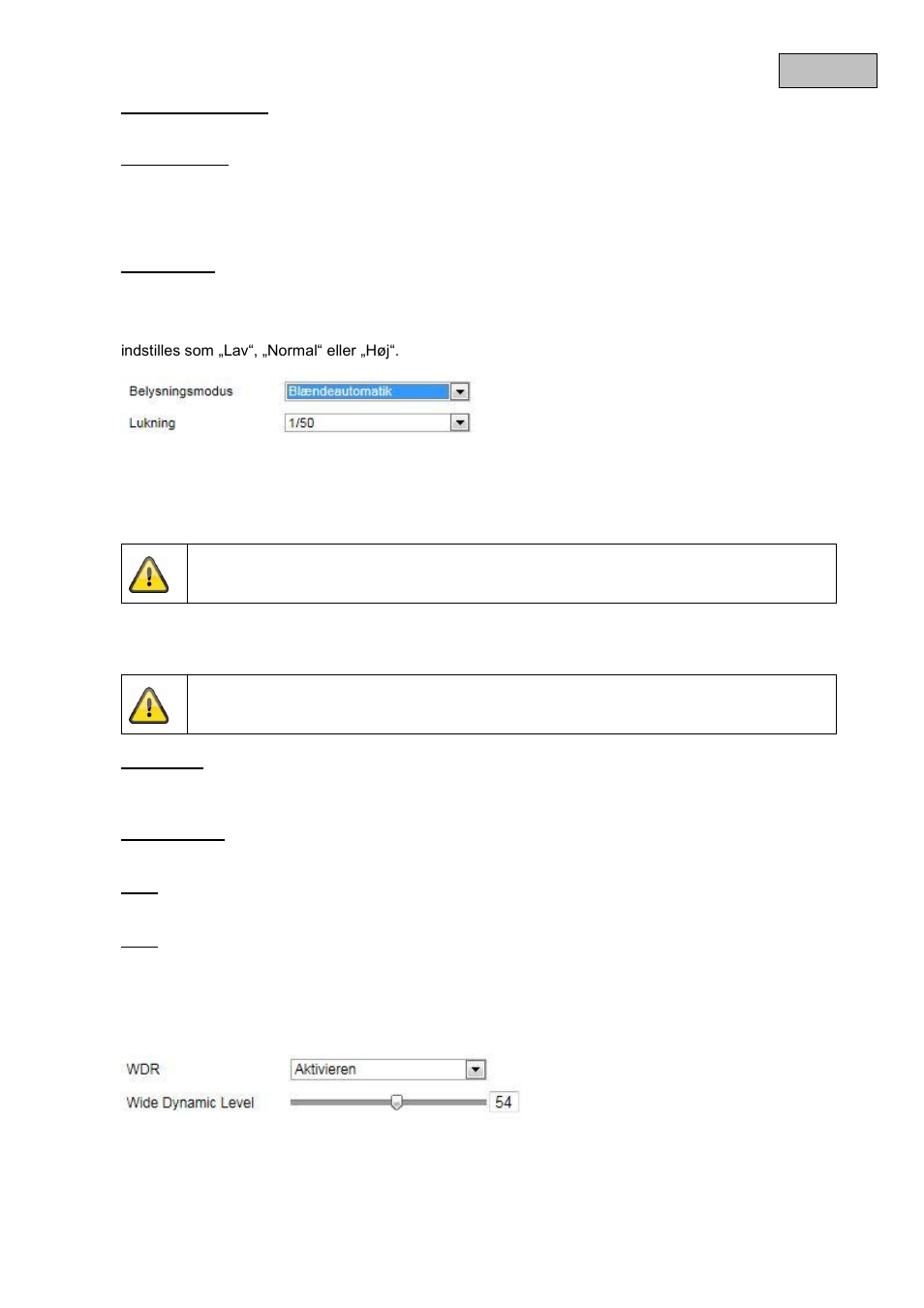 Dansk | ABUS TVIP41500 Operating instructions User Manual | Page 232 / 498